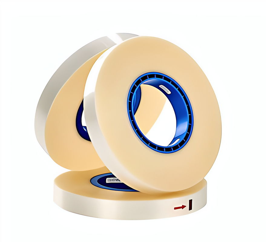 ROHS certified heat-sealing cap tape and PET self-adhesive cap tape, with widths ranging from 5.4 to 81.5mm available for customization