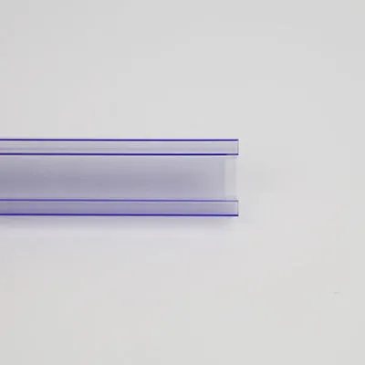 Transparent Perforated PVC/PETG IC Packaging Tubes product view 1