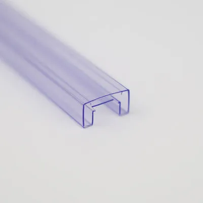 Transparent Perforated PVC/PETG IC Packaging Tubes product view 2