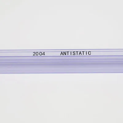 Transparent Perforated PVC/PETG IC Packaging Tubes product view 4