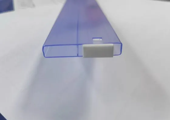 Transparent PVC Anti-Static Tubes for Capacitor Packaging product view 2